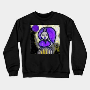 Purple Perfume Botticelli Crewneck Sweatshirt